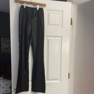 Wilfred Black Faux Leather Pants